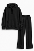 Black Hooded Tracksuit