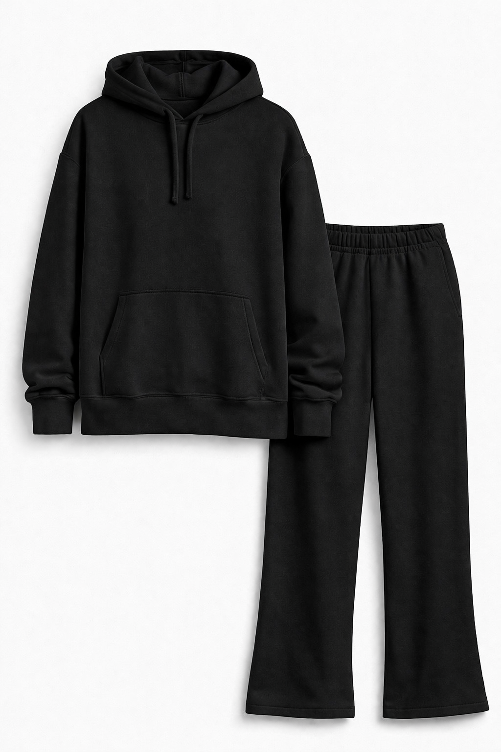 Black Hooded Tracksuit