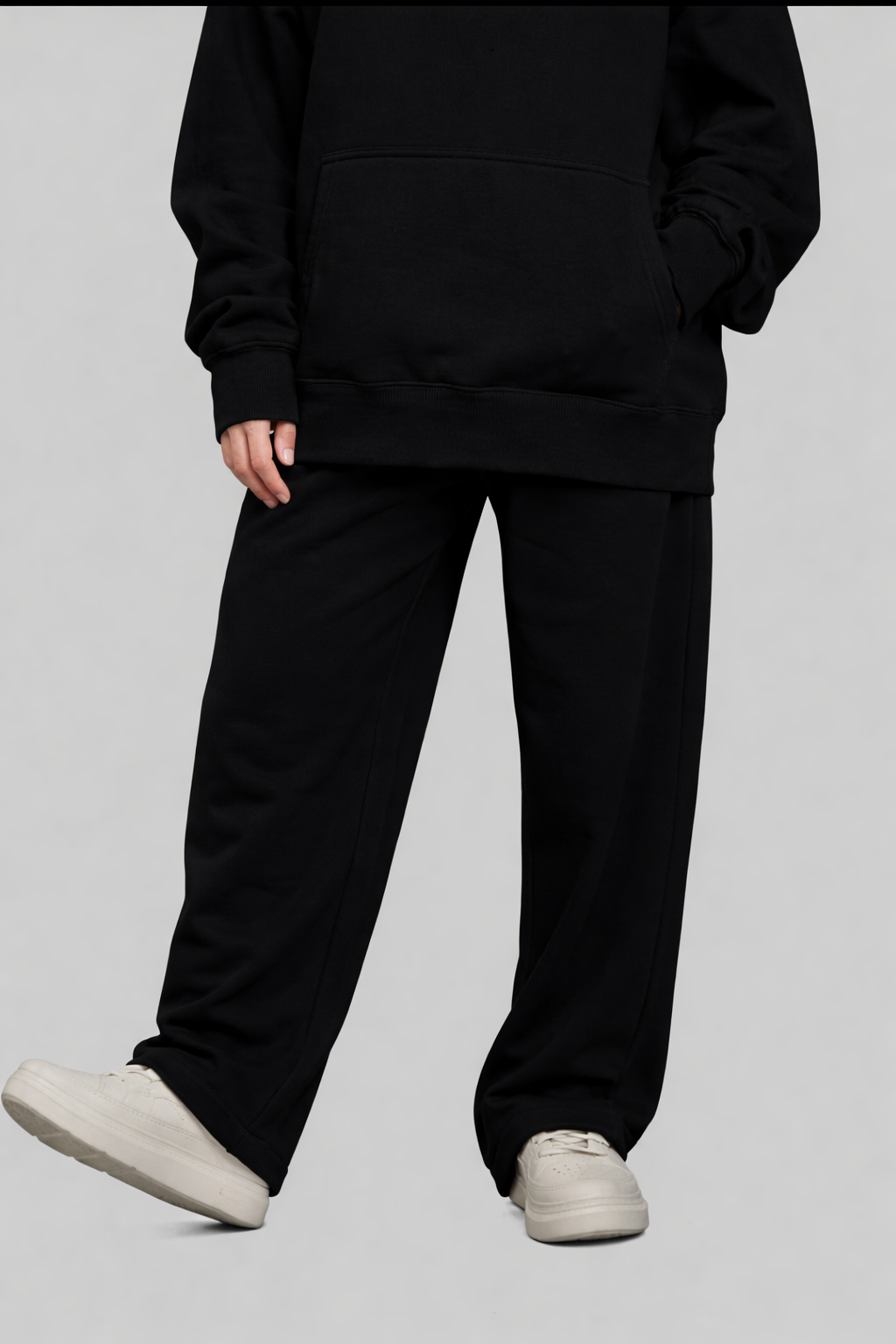 Black Hooded Tracksuit