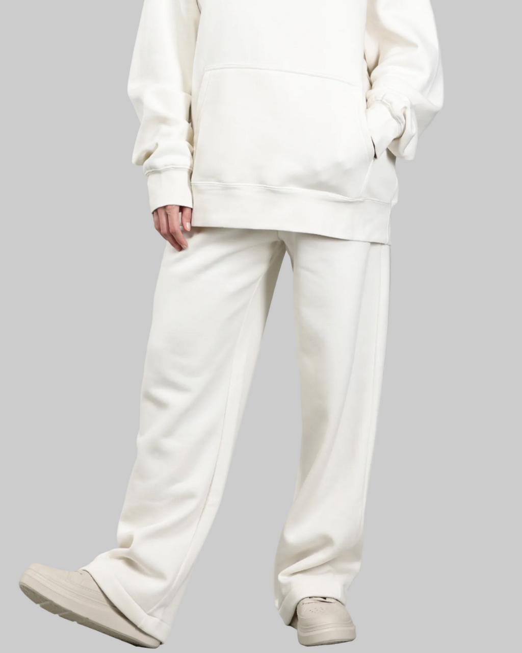 Beige Hooded Tracksuit