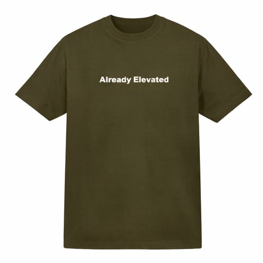 Olive Already Elevated Spring T-Shirt