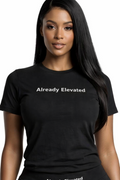 Black Already Elevated Spring T-Shirt