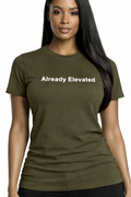 Olive Already Elevated Spring T-Shirt