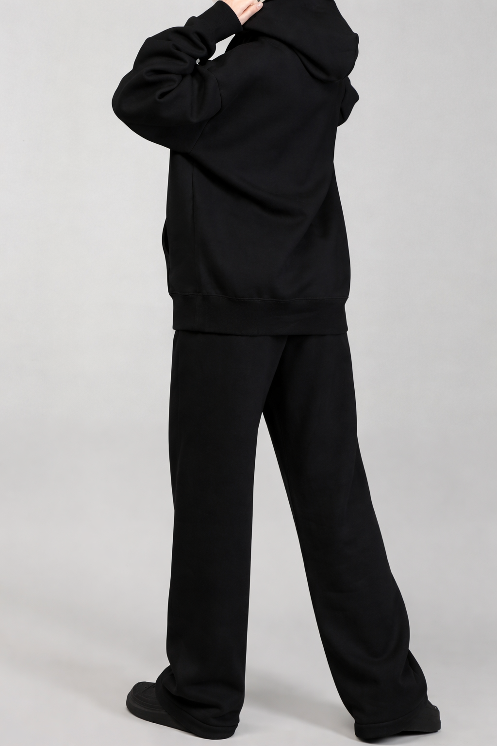 Black Hooded Tracksuit