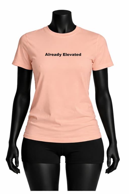 Buttery Salmon Already Elevated Spring T-Shirt