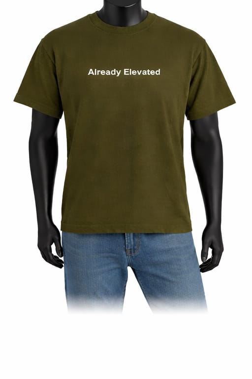Olive Already Elevated Spring T-Shirt