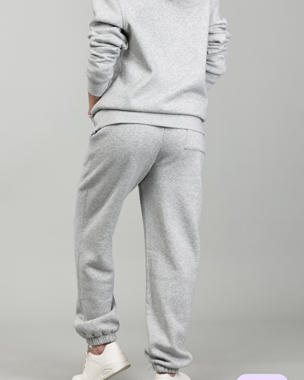 Light Heather Grey Hooded Tracksuit