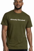 Olive Already Elevated Spring T-Shirt