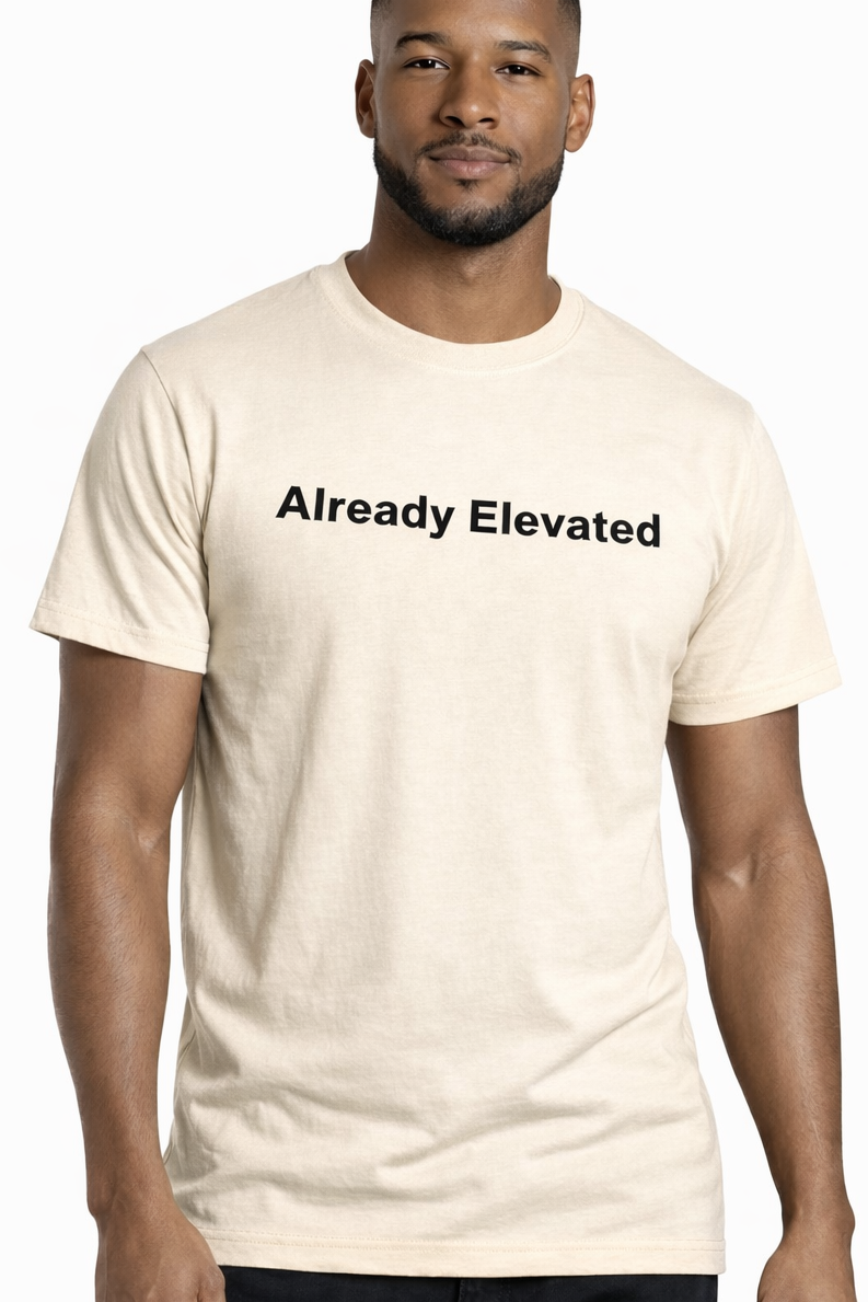 Ecru Already Elevated Spring T-Shirt